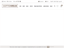 Tablet Screenshot of cottonreus.com